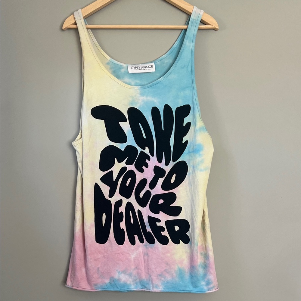 Colorful Tie-Dye Tank Top